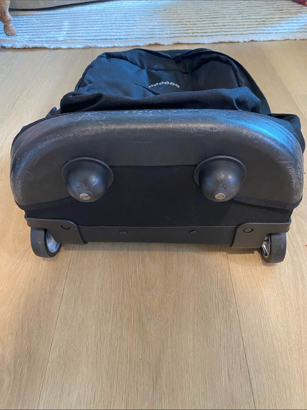 Rolling Black Backpack - Picture 5 of 9